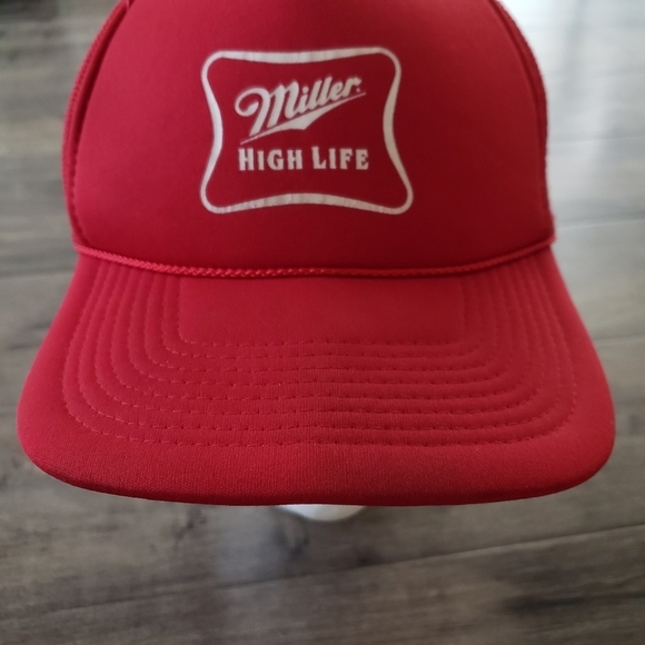 VTG Miller High Life Red Snapback Hat - Picture 4 of 13